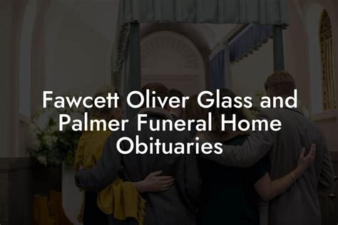 fawcett oliver glass funeral home obituaries|collingwood ontario obituaries.